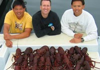 Matt, Lance, Bryant opening lobster season 2006